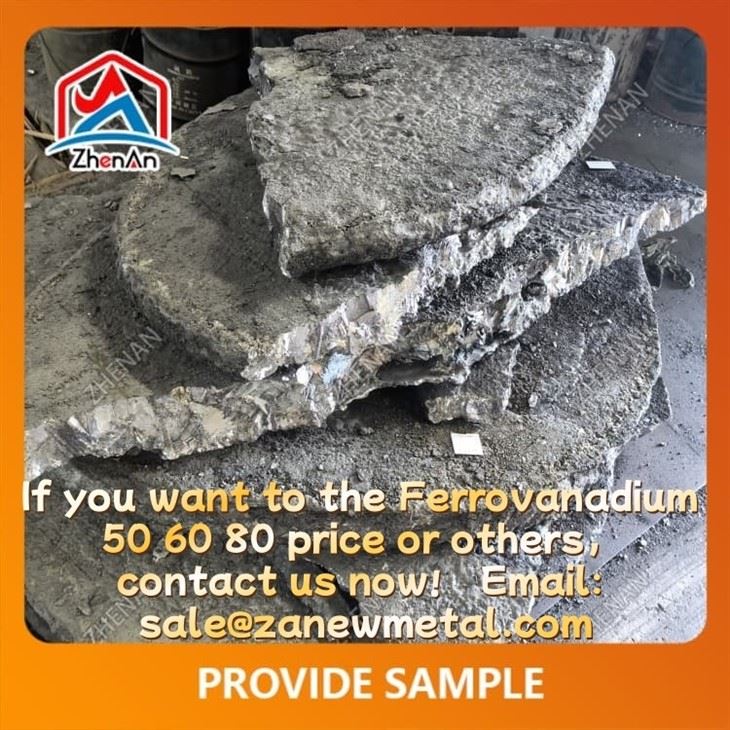 10-50 mm Ferro Vanadium 50 Alloy 48-55% best