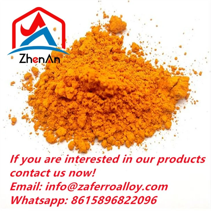 99.5% serbuk oren vanadium pentoxide